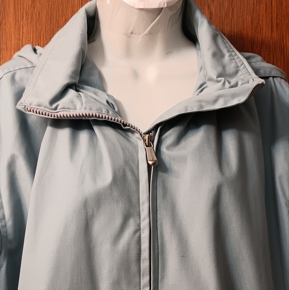 Pacific Trail Outdoor Wear Women's Blue Hooded Windbreaker - Picture 3 of 7
